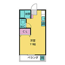 ベルメゾンＯＺＥ  ｜ 岐阜県関市小瀬（賃貸アパート1R・1階・26.50㎡） その2