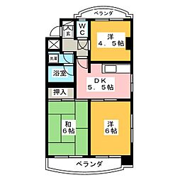 間取図画像 3DK