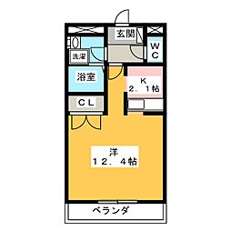間取図画像 1K