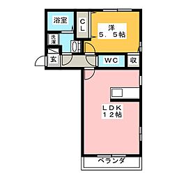 間取図画像 1LDK