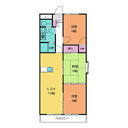 間取図画像 3LDK