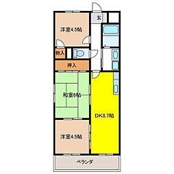 エスペランザ 3DKの間取図画像