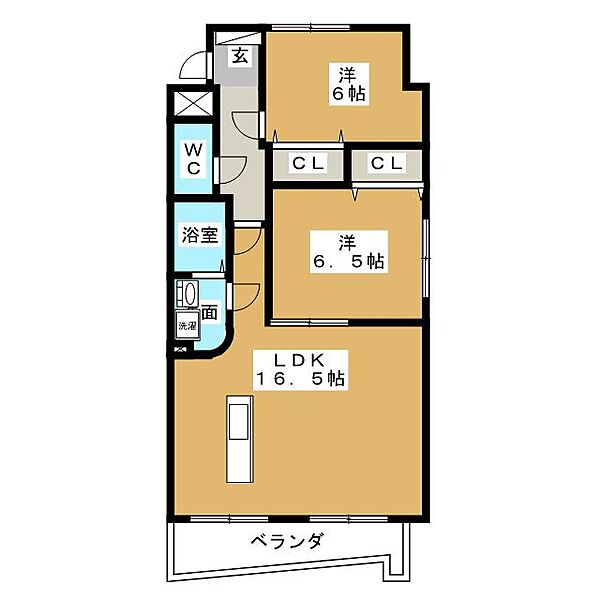 ＧＲＡＮＤ　ＨＩＬＬＳ ｜三重県四日市市南いかるが町(賃貸マンション2LDK・4階・61.84㎡)の写真 その2