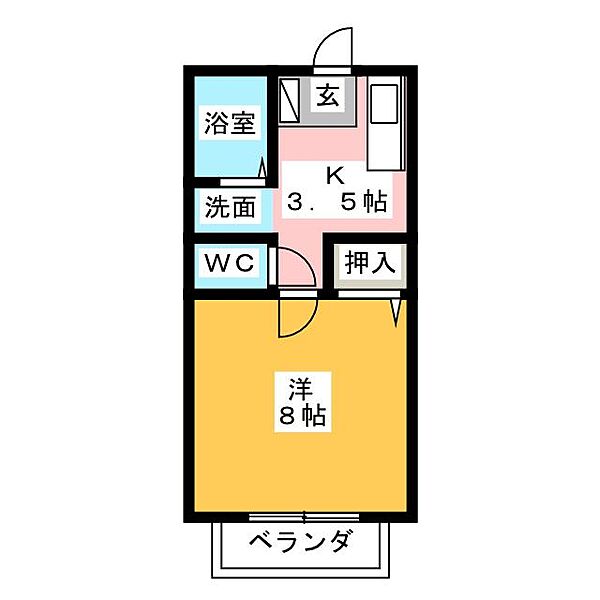 ラ・テラ栄 ｜三重県四日市市栄町(賃貸アパート1K・2階・26.93㎡)の写真 その2