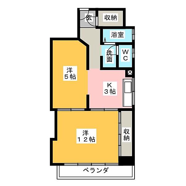 安島コーポ ｜三重県四日市市安島２丁目(賃貸マンション2DK・3階・45.00㎡)の写真 その2