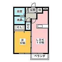 フジコーコ波木　A棟  ｜ 三重県四日市市波木町（賃貸アパート1LDK・2階・40.07㎡） その2