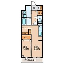 Raffine Tokiwa 303 ｜ 三重県四日市市ときわ２丁目2番18-1号（賃貸マンション1LDK・3階・40.50㎡） その2