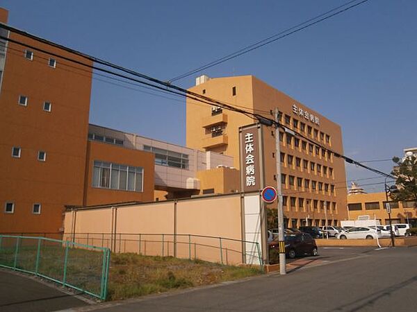 画像20:病院「主体会病院まで410m」