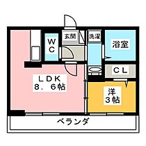 Felice  ｜ 三重県四日市市羽津町（賃貸アパート1LDK・2階・33.42㎡） その2