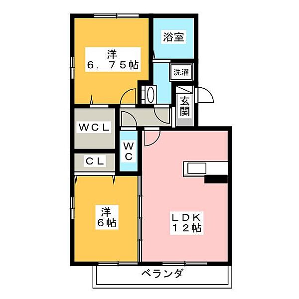 スリースカイ　A棟 ｜三重県四日市市大井手２丁目(賃貸アパート2LDK・1階・58.37㎡)の写真 その2