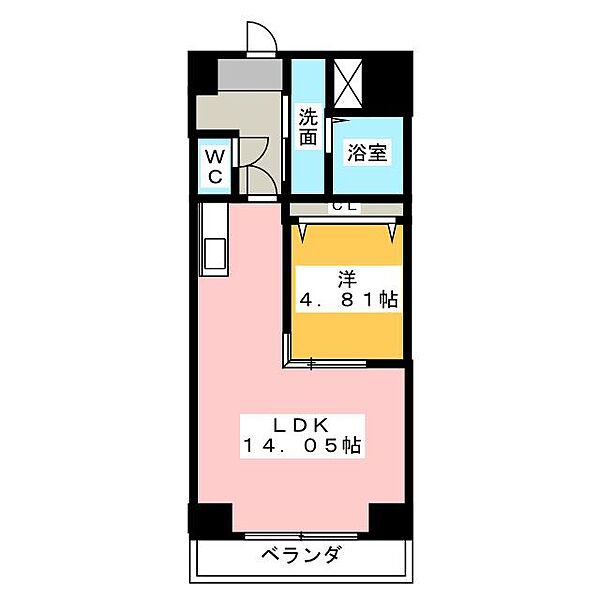 S－FORT　四日市　zeal ｜三重県四日市市元町(賃貸マンション1LDK・11階・44.69㎡)の写真 その2