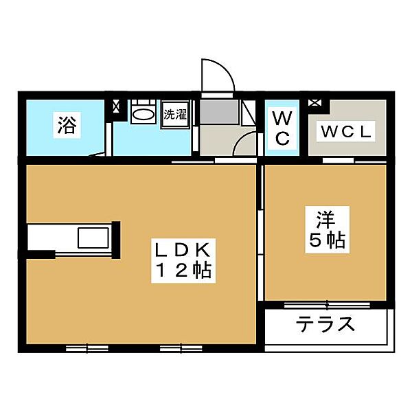 グレース伊倉 ｜三重県四日市市伊倉２丁目(賃貸アパート1LDK・2階・40.38㎡)の写真 その2