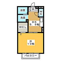 大和の里　II  ｜ 三重県四日市市青葉町（賃貸アパート1DK・2階・37.53㎡） その2