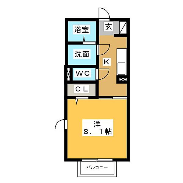 ポータリィ三ツ谷II ｜三重県四日市市三ツ谷町(賃貸アパート1K・1階・30.27㎡)の写真 その2