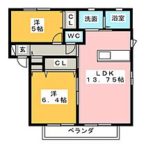 グラシア城西　Ｂ棟  ｜ 三重県四日市市城西町（賃貸アパート2LDK・1階・57.86㎡） その2