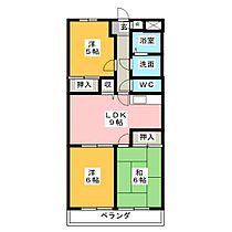 アールズコート・II  ｜ 三重県四日市市新正１丁目（賃貸マンション3LDK・3階・60.99㎡） その2