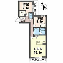 ＡＶＥＮＩＲ 202 ｜ 三重県四日市市新正５丁目2484（賃貸マンション2LDK・2階・67.70㎡） その2