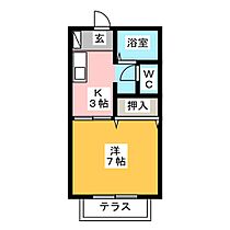 ウィンディー南楠　Ａ棟  ｜ 三重県四日市市楠町南五味塚（賃貸アパート1K・1階・24.50㎡） その2