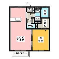 グランドソレーユ　Ｃ棟  ｜ 三重県四日市市赤堀１丁目（賃貸アパート1LDK・2階・46.97㎡） その2