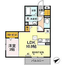 ウッドベル  ｜ 三重県四日市市新正１丁目（賃貸アパート1LDK・1階・37.03㎡） その2