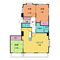 駅前マンション  ｜ 三重県四日市市三栄町（賃貸マンション3LDK・7階・75.38㎡） その2