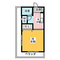 コーポ阪本  ｜ 三重県四日市市鵜の森１丁目（賃貸マンション1K・2階・25.92㎡） その2