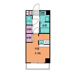 ステージ鵜の森 1Kの間取図画像