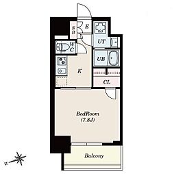 S-RESIDENCE四日市安島aloggio 1Kの間取図画像