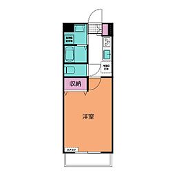 ベレッツァ四日市ときわ 1Kの間取図画像