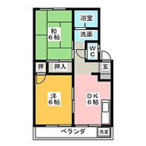 グリーンヴェールあさけ  ｜ 三重県四日市市川北１丁目（賃貸アパート2DK・2階・40.00㎡） その2