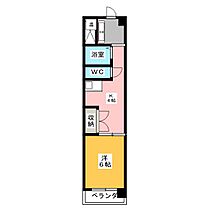 コーポラスチヨダA棟  ｜ 三重県四日市市萱生町（賃貸マンション1K・4階・27.22㎡） その2