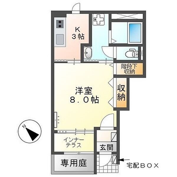 フォルトナ 101｜三重県三重郡川越町大字豊田一色(賃貸アパート1K・1階・33.81㎡)の写真 その2