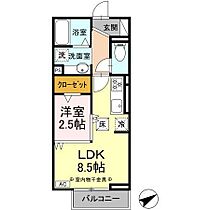 D-chambre松寺 103 ｜ 三重県四日市市松寺１丁目11-2（賃貸アパート1LDK・1階・30.03㎡） その2