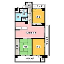 ＪＩＮハイツ富田浜  ｜ 三重県四日市市富田浜町（賃貸マンション3LDK・4階・67.56㎡） その2