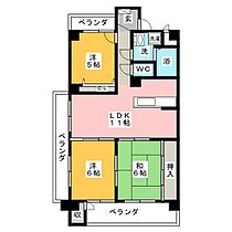 ＪＩＮハイツ富田浜  ｜ 三重県四日市市富田浜町（賃貸マンション3LDK・7階・67.56㎡） その2