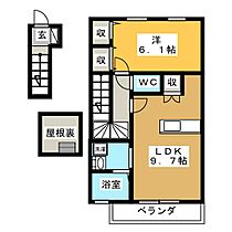 エスポアナルカワ　Ｂ棟  ｜ 三重県三重郡川越町大字豊田（賃貸アパート1LDK・2階・43.05㎡） その2