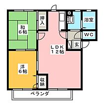 メモリアル　Ａ棟  ｜ 三重県四日市市下さざらい町（賃貸アパート2LDK・1階・54.13㎡） その2