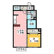 アヴニールマルシェ　Ｄ棟  ｜ 三重県四日市市西富田町（賃貸アパート1LDK・1階・40.95㎡） その2