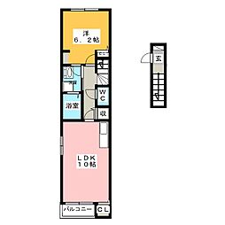 間取図画像 1LDK