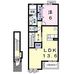 レスポワール 1LDKの間取図画像