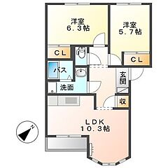 物件の間取り