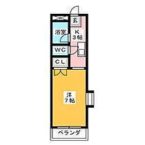 クィーンズコートＤ  ｜ 三重県津市藤方（賃貸マンション1K・1階・24.75㎡） その2