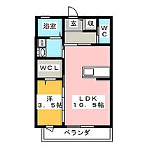 ウエストコートII  ｜ 三重県津市高茶屋小森町（賃貸アパート1LDK・2階・33.75㎡） その2