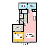 リビングタウンさくらだ  ｜ 三重県津市桜田町（賃貸アパート1LDK・1階・35.40㎡） その2