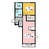 メゾン・ド・シエル  ｜ 三重県津市江戸橋１丁目（賃貸アパート1LDK・1階・43.00㎡） その2