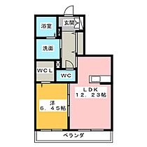 ルピナス　ファースト  ｜ 三重県津市上浜町２丁目（賃貸マンション1LDK・1階・48.75㎡） その2