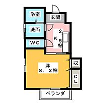 フレンズ  ｜ 三重県津市島崎町（賃貸アパート1K・1階・29.80㎡） その2