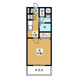 間取図画像 1K