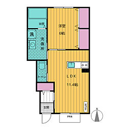 間取図画像 1LDK