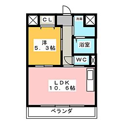 間取図画像 1LDK